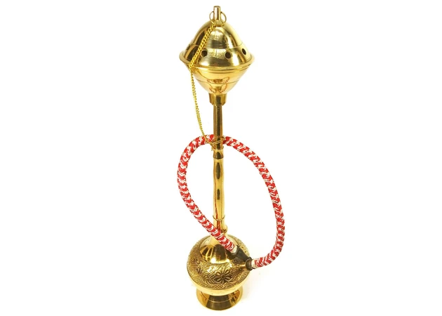 Фото 1 - Hookah bronze yellow (1 person) (12) (33cm)