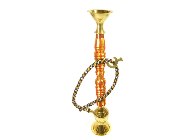 Фото 1 - Hookah bronze with fabric (1 person) (16)