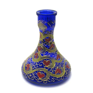 Glass hookah flask (22x19x19 cm) (internal d-4.5 cm)