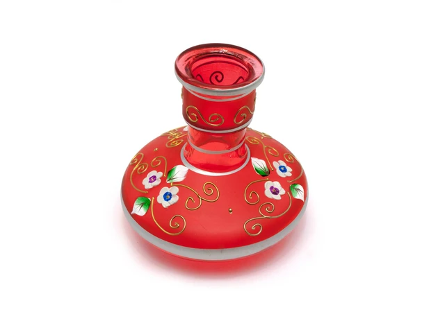 Фото 1 - Hookah flask red (13.5x13x13 cm d-4 cm)