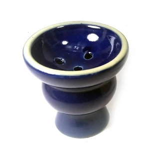 Hookah cup blue ceramic (d-6, h-5.5 cm)