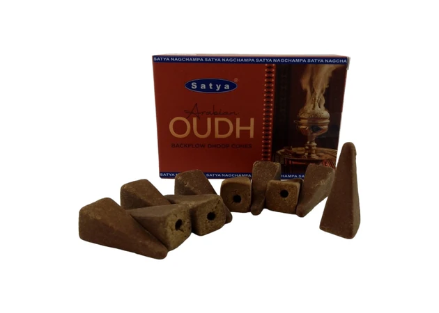 Фото 1 - Arabian Oudh Backflow Dhoop Cone (Satya) 10 cones in a package