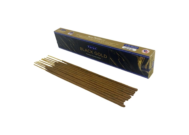 Фото 1 - Black Gold premium incense sticks (Satya) pollen fragrance 15 gr.
