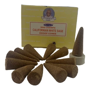 Californian White Sage Dhoop Cone (Satya) 12 cones in a package