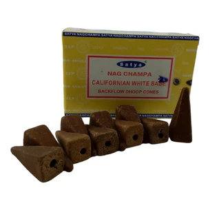 Californian White Sage Backflow Cones (Белий Шафей) (Satya) 10 cones in a package