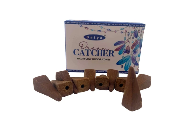 Фото 1 - Dream Catcher Backflow Dhoop Cone (Satya) 10 cones in a package