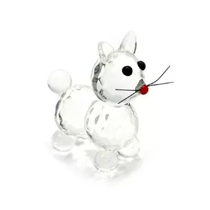 Кошка хрустальная (4,5х3,5х2см)