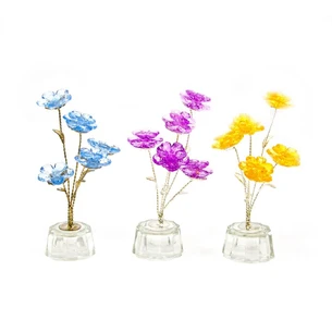 Crystal flower (5 flowers) (15x5x5 cm) a