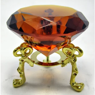 Amber crystal on a stand (5 cm)