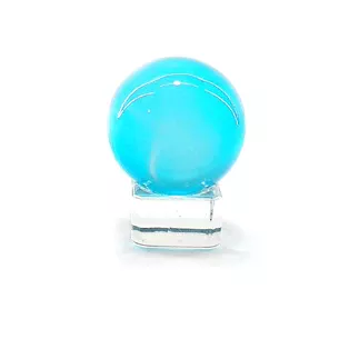Crystal bullet on a blue stand (4 cm)