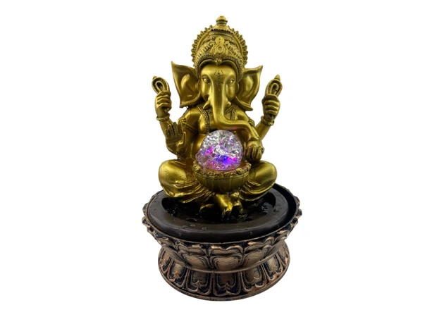 Фото 1 - Fountain of Ganesha with the radiance of the spiritual world (30x19.5x25 cm)
