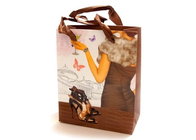 Фото 1 - Package gift cardboard Shoes (14x7x17 cm)