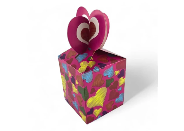 Фото 1 - Gift box Raspberry Seduction (20x9x9 cm)