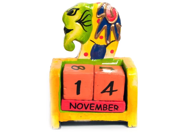 Фото 1 - Perpetual calendar Elephant tree (10x7x4 cm)