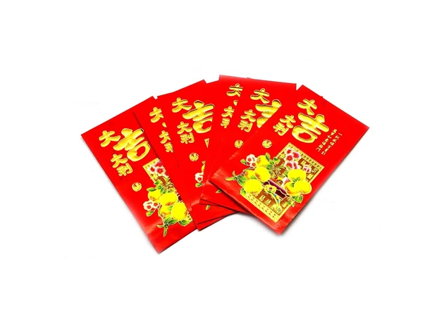 Фото 1 - Gift envelope Tangerines (price for 6 pieces) (16.5x9.5 cm)