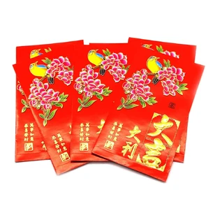 Gift envelope Bird on a branch (price for 6 pieces) (16.5x9.5 cm)