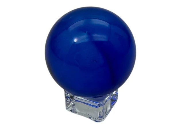 Фото 1 - Crystal ball on a blue stand (d-4.9 cm)