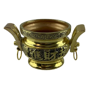 Golden Dragon incense burner (6x11.5x7.5 cm)
