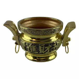 Курильница Золотой Дракон (6х11,5х7,5 см)
