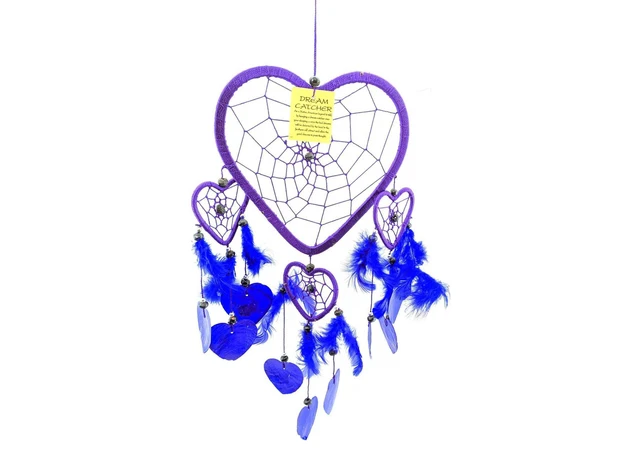 Фото 1 - Dream catcher Violet heart (38x18 cm)