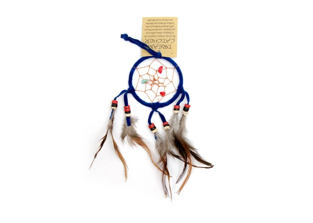 Фото 1 - Dream catcher blue (d-6.5 cm h-25 cm)