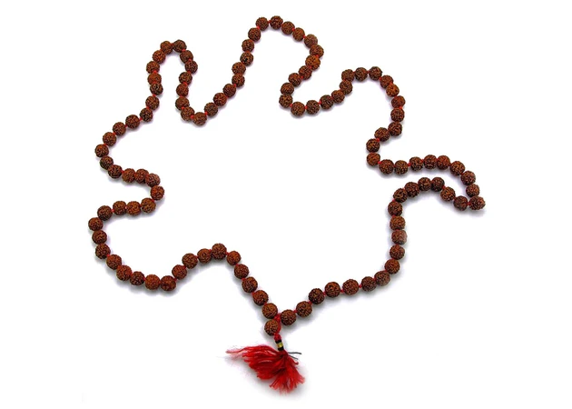 Фото 1 - Rudraksha beads (50 cm) (108 beads) (beads d-0.6 cm)