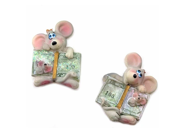 Фото 1 - Fridge magnet Mouse with money (40 pcs/pack)