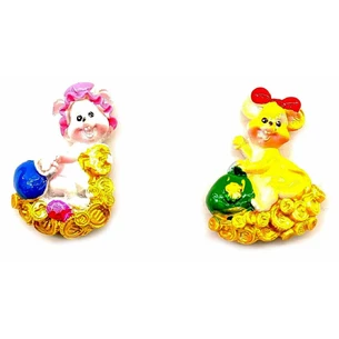 Refrigerator magnet Mouse (24 pcs/pack) (6x3 cm)