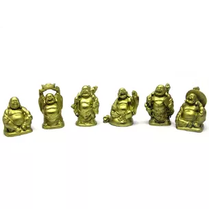 Wantey stone crumb set (6 pcs) yellow (h-5 cm package 25.5x7.5x3 cm)