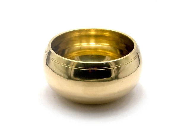 Фото 1 - Golden Harmony singing bronze bowl (13.7x12.2x7 cm)