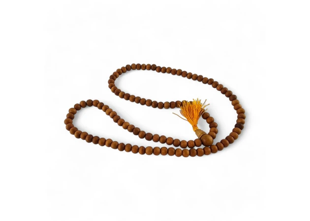 Фото 1 - Brown wooden beads (108 beads)