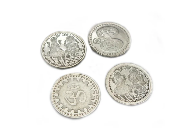 Фото 1 - Collectable coin Ganesha and Lakshma (India) (3.2 cm)