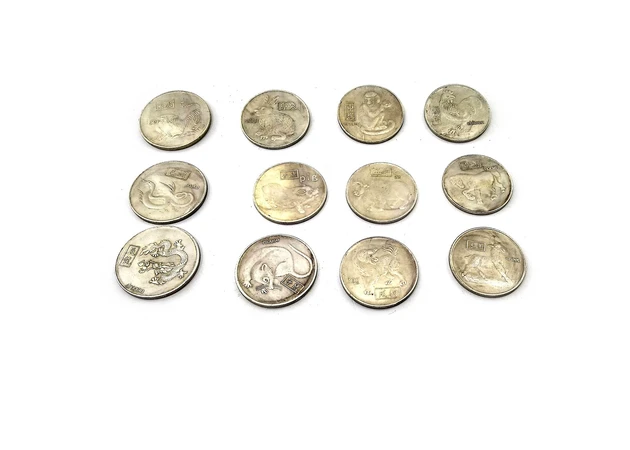Фото 1 - Collectable coins Horoscope (d 3.8 cm) (no. 12 pcs.)
