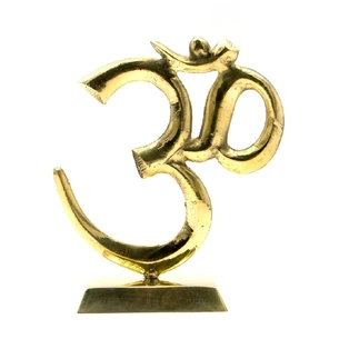 ОМ бронзовый на подставке (12,5х10,5х4,5 см) (Om Table No. 3)