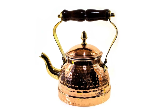 Фото 1 - Copper teapot (1 liter) (23x20x15 cm)