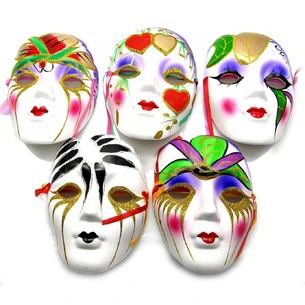 Ceramic mask (16.5 cm) (pack of 6 pcs.)