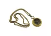 Фото 2 - Bronze pocket compass on a chain (d-3.3, h-1.1 cm)