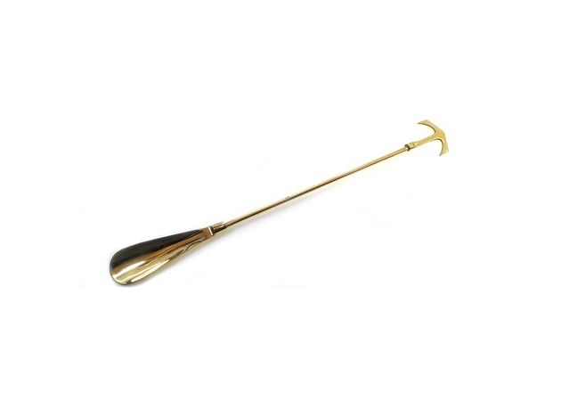 Фото 1 - Shoe spoon Anchor polished bronze (48x6x1 cm)