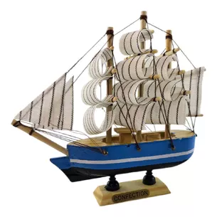 Model of a sailboat on a stand Legend of Moray (14x12.5x3.3 cm)