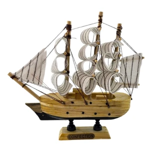 Model of a sailboat on a stand, Wind of Freedom (14x12.5x3.3 cm)