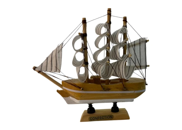 Фото 2 - Model of a sailboat on a stand Sea dream (14x12.5x3.3 cm)