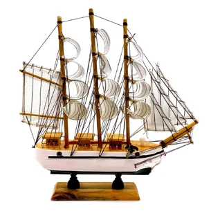 Model of a sailboat on a stand (24) (24.5x24x6 cm)G
