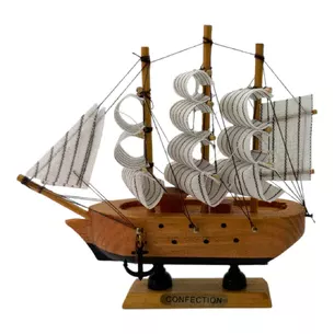 Model of a sailing ship on a stand Sea Brig Dream (14.5x14.5x3.6 cm)