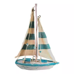 Model of a sailboat on a stand (20.5x15x3 cm)