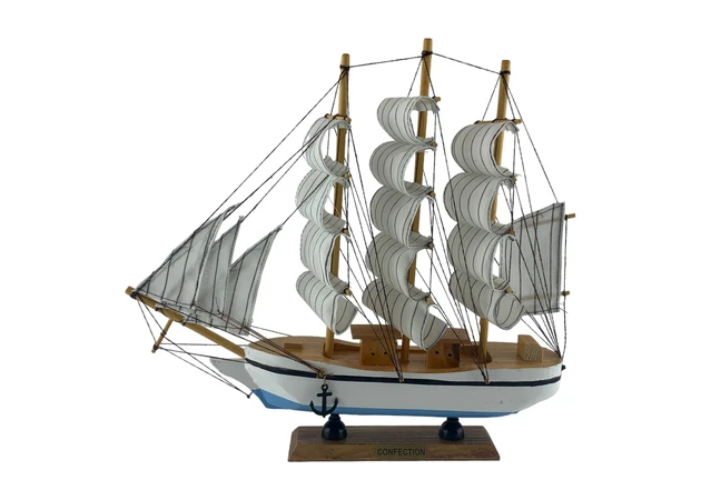Фото 1 - Model of a sailboat on a stand (32x31x7 cm)