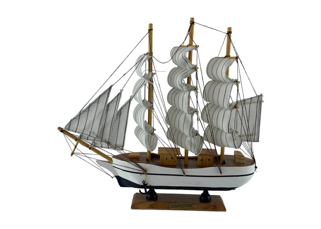 Фото 3 - Model of a sailboat on a stand (32x31x7 cm)