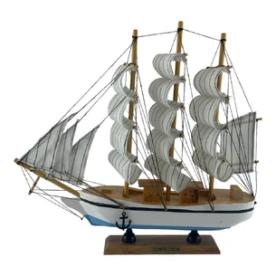 Model of a sailboat on a stand (32x31x7 cm)