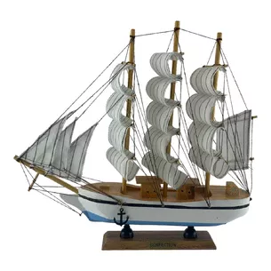 Model of a sailboat on a stand (32x31x7 cm)