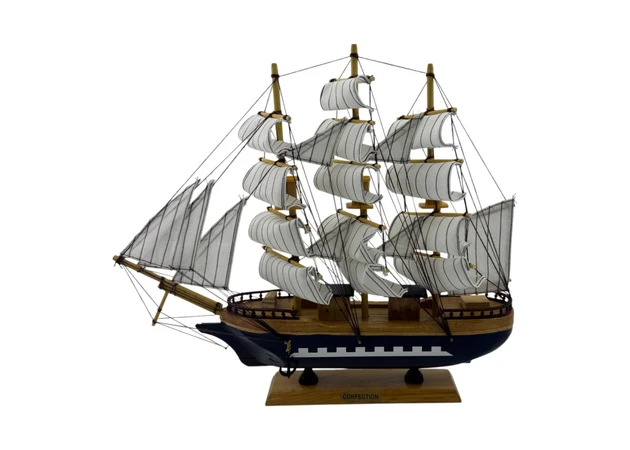 Фото 3 - Model of a sailboat on a stand (40x34x6.5 cm)