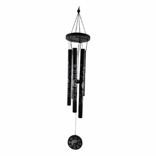 Music of the wind Yin-Yang black (60x10x7 cm)